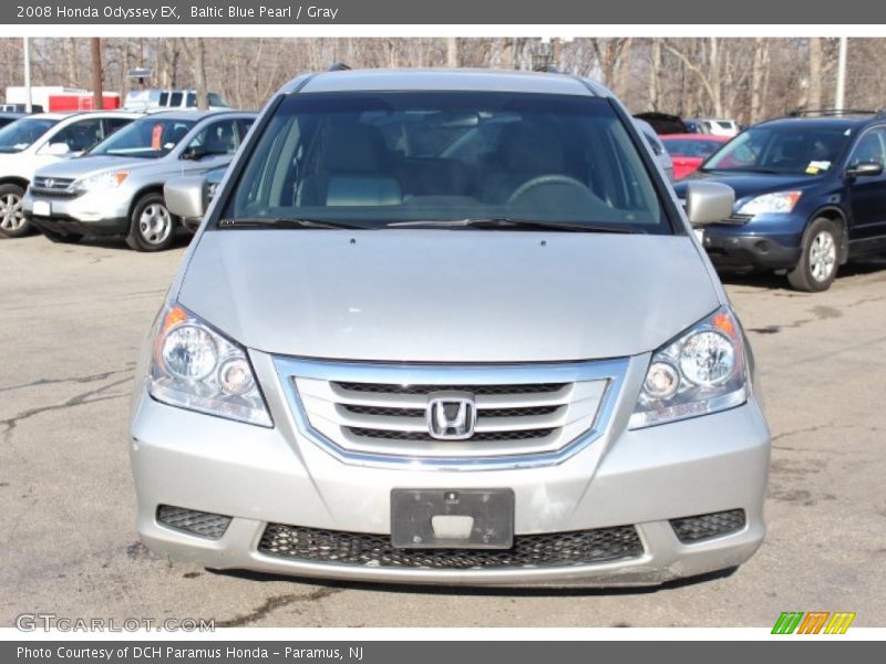 Baltic Blue Pearl / Gray 2008 Honda Odyssey EX