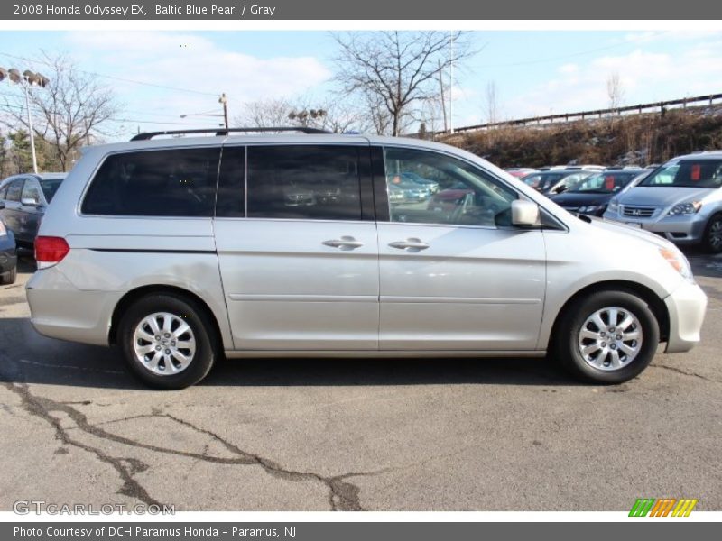 Baltic Blue Pearl / Gray 2008 Honda Odyssey EX