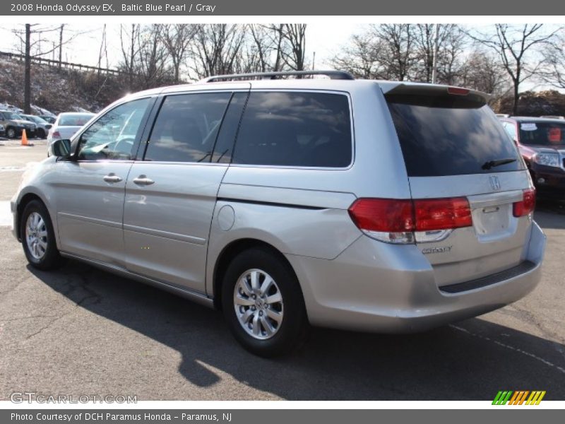 Baltic Blue Pearl / Gray 2008 Honda Odyssey EX