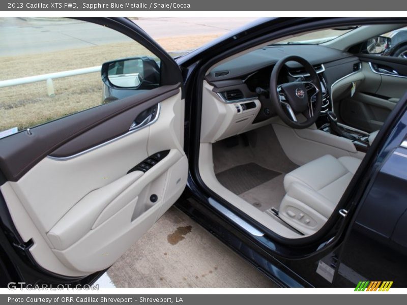 Sapphire Blue Metallic / Shale/Cocoa 2013 Cadillac XTS FWD