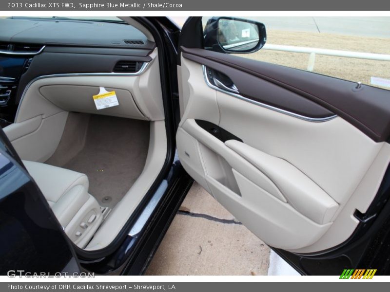 Sapphire Blue Metallic / Shale/Cocoa 2013 Cadillac XTS FWD
