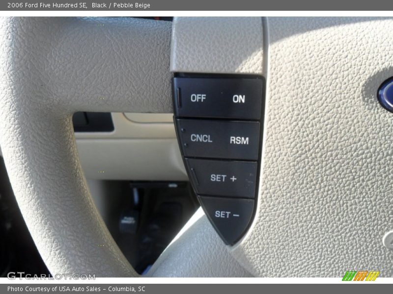 Black / Pebble Beige 2006 Ford Five Hundred SE