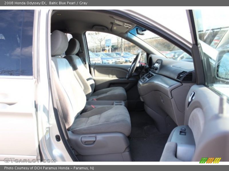 Baltic Blue Pearl / Gray 2008 Honda Odyssey EX