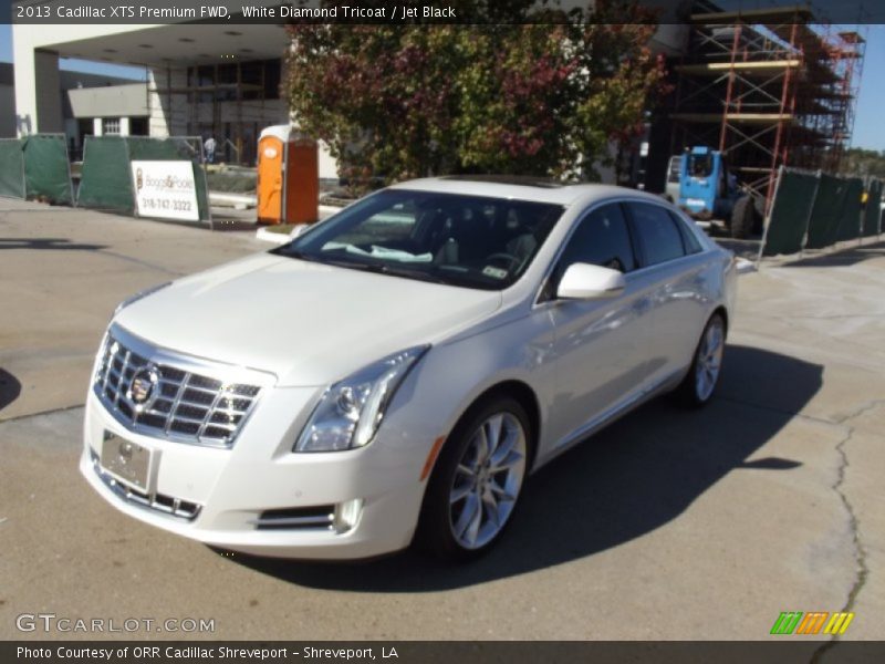 White Diamond Tricoat / Jet Black 2013 Cadillac XTS Premium FWD