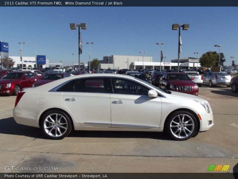 White Diamond Tricoat / Jet Black 2013 Cadillac XTS Premium FWD