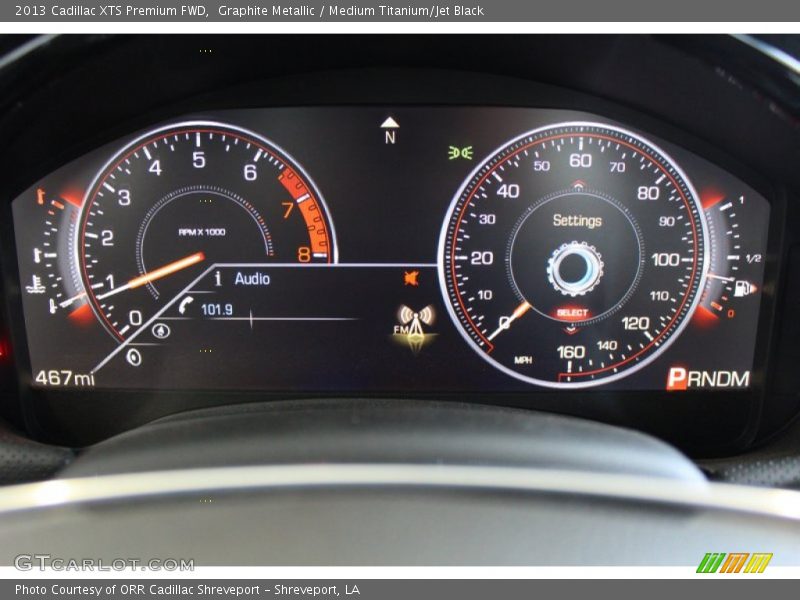 Graphite Metallic / Medium Titanium/Jet Black 2013 Cadillac XTS Premium FWD