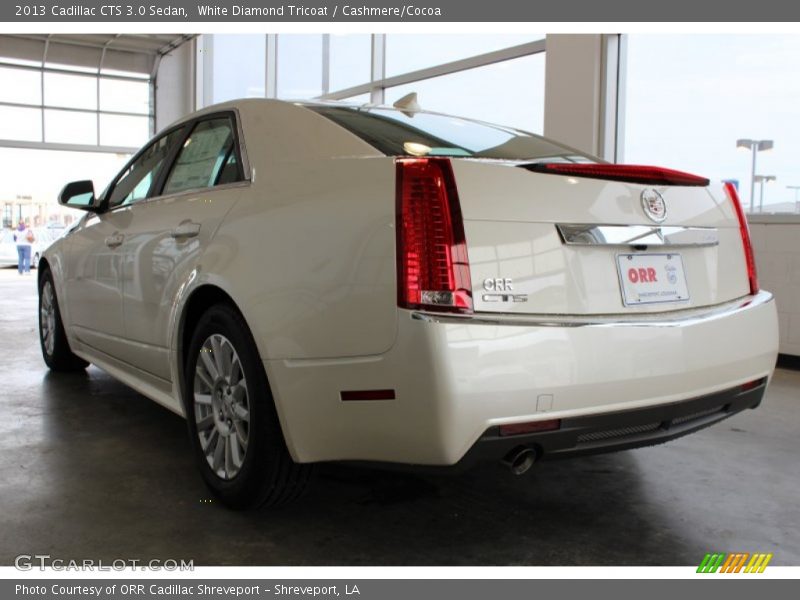 White Diamond Tricoat / Cashmere/Cocoa 2013 Cadillac CTS 3.0 Sedan