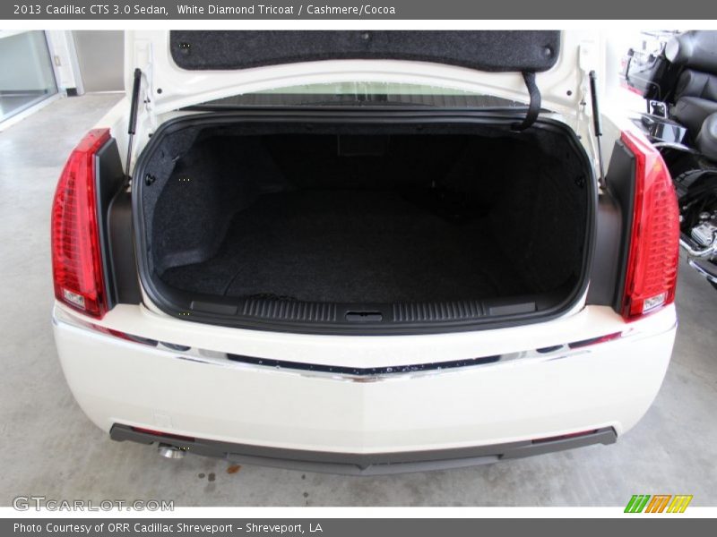 White Diamond Tricoat / Cashmere/Cocoa 2013 Cadillac CTS 3.0 Sedan