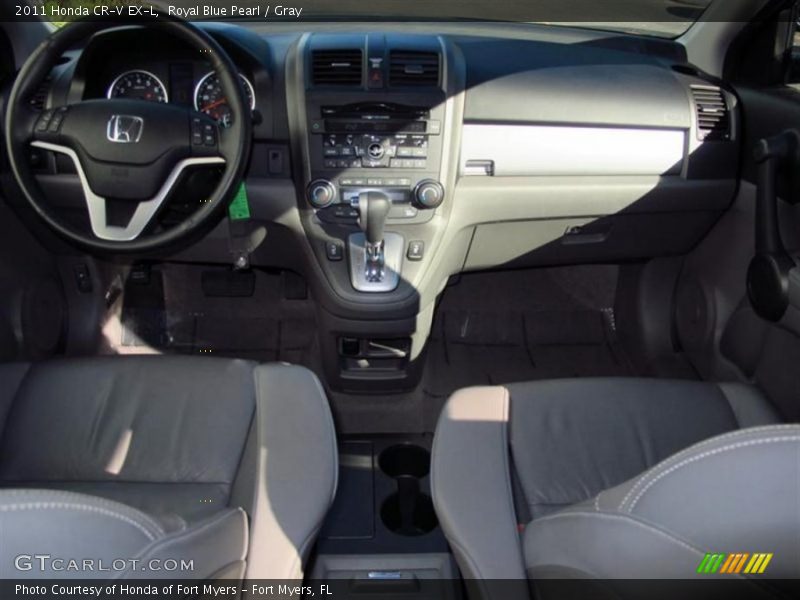Royal Blue Pearl / Gray 2011 Honda CR-V EX-L