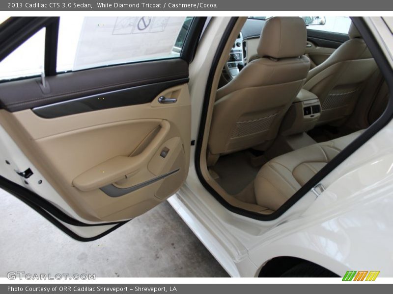 White Diamond Tricoat / Cashmere/Cocoa 2013 Cadillac CTS 3.0 Sedan