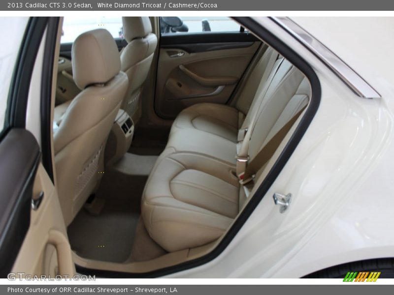 White Diamond Tricoat / Cashmere/Cocoa 2013 Cadillac CTS 3.0 Sedan