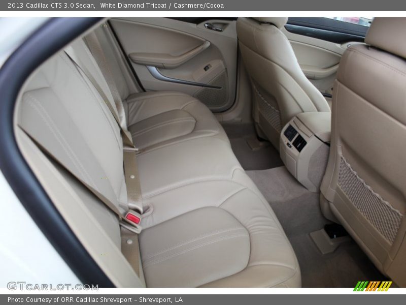 White Diamond Tricoat / Cashmere/Cocoa 2013 Cadillac CTS 3.0 Sedan