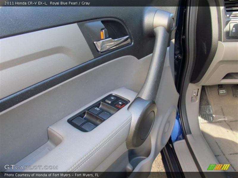 Royal Blue Pearl / Gray 2011 Honda CR-V EX-L