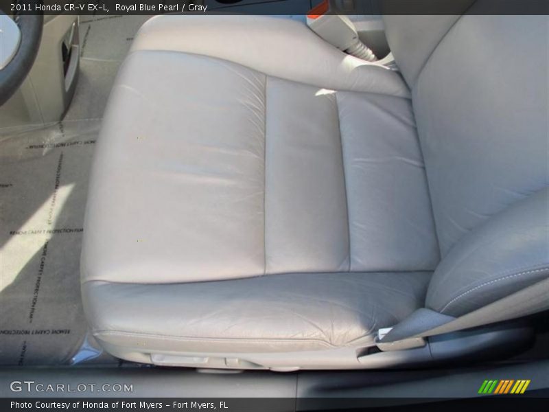 Royal Blue Pearl / Gray 2011 Honda CR-V EX-L