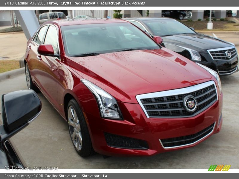 Crystal Red Tintcoat / Jet Black/Jet Black Accents 2013 Cadillac ATS 2.0L Turbo