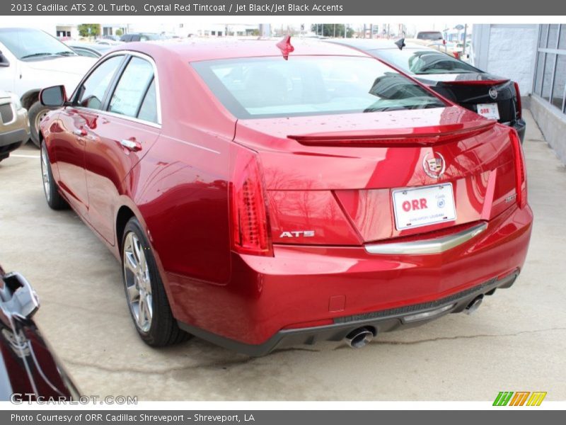 Crystal Red Tintcoat / Jet Black/Jet Black Accents 2013 Cadillac ATS 2.0L Turbo
