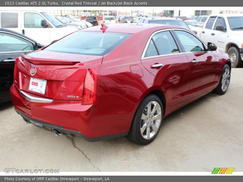 Crystal Red Tintcoat / Jet Black/Jet Black Accents 2013 Cadillac ATS 2.0L Turbo