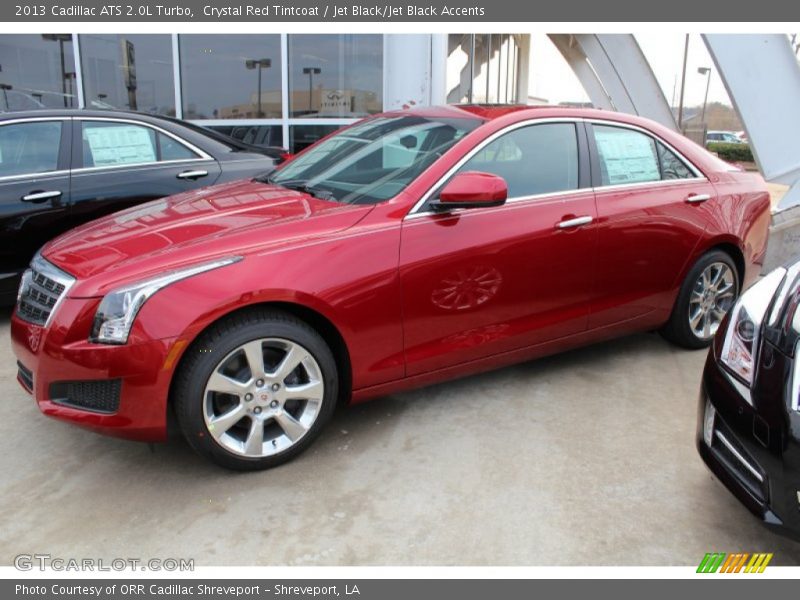 Crystal Red Tintcoat / Jet Black/Jet Black Accents 2013 Cadillac ATS 2.0L Turbo