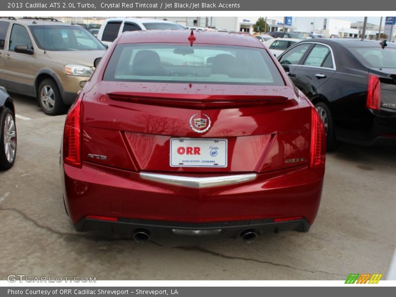 Crystal Red Tintcoat / Jet Black/Jet Black Accents 2013 Cadillac ATS 2.0L Turbo