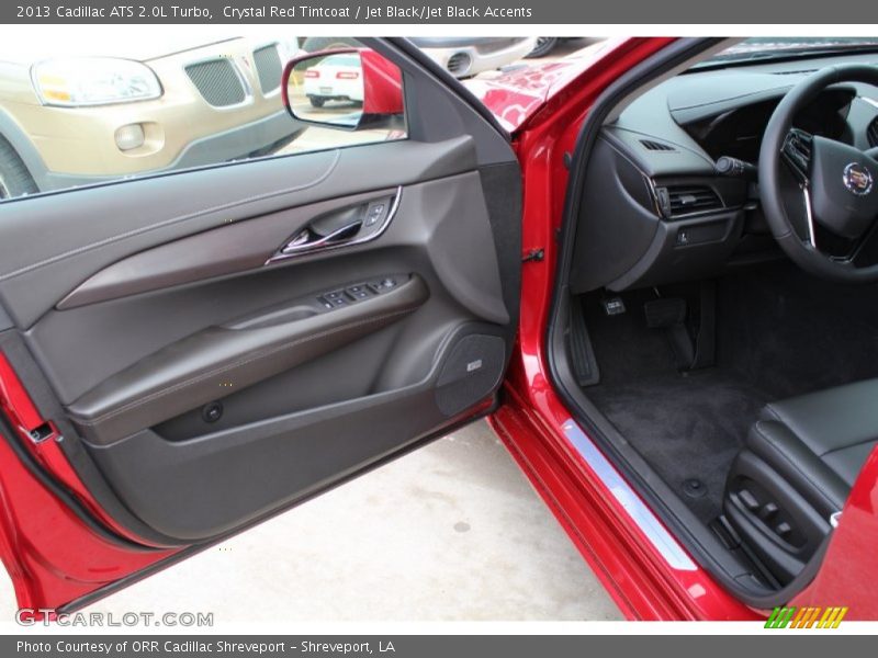 Crystal Red Tintcoat / Jet Black/Jet Black Accents 2013 Cadillac ATS 2.0L Turbo