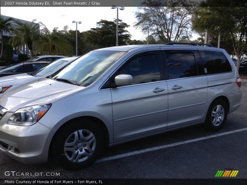 Silver Pearl Metallic / Gray 2007 Honda Odyssey EX