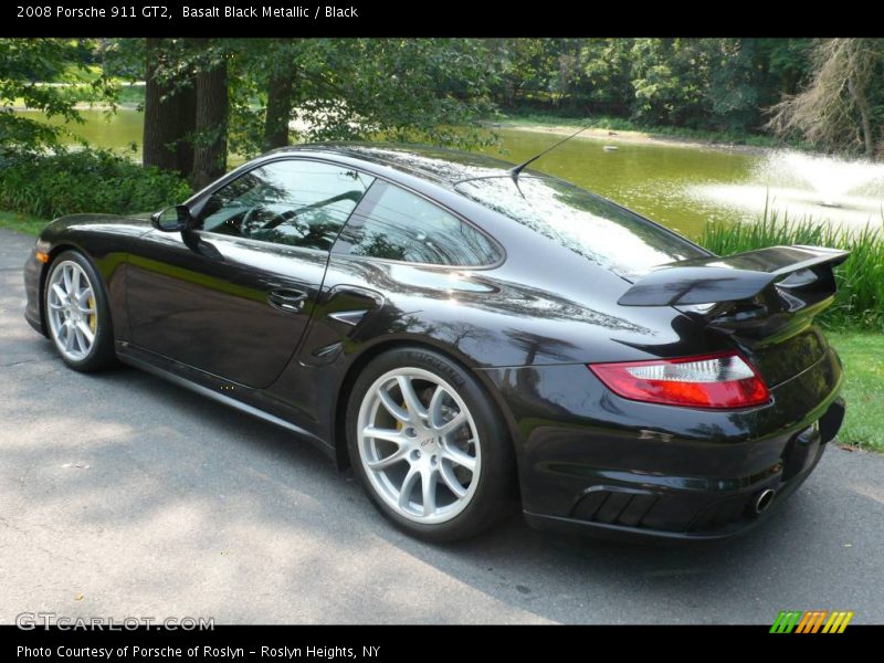 Basalt Black Metallic / Black 2008 Porsche 911 GT2