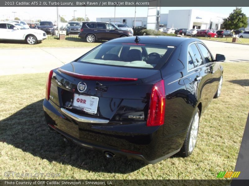 Black Raven / Jet Black/Jet Black Accents 2013 Cadillac ATS 2.0L Turbo Luxury