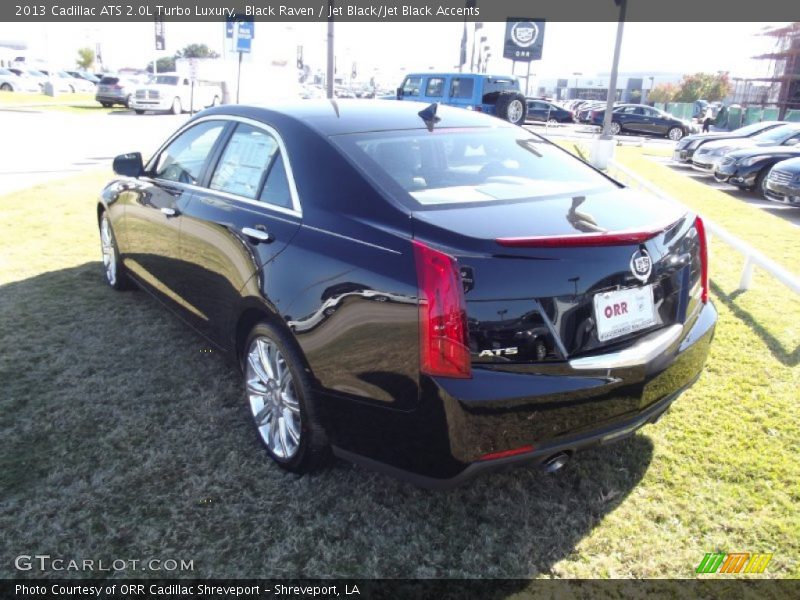 Black Raven / Jet Black/Jet Black Accents 2013 Cadillac ATS 2.0L Turbo Luxury
