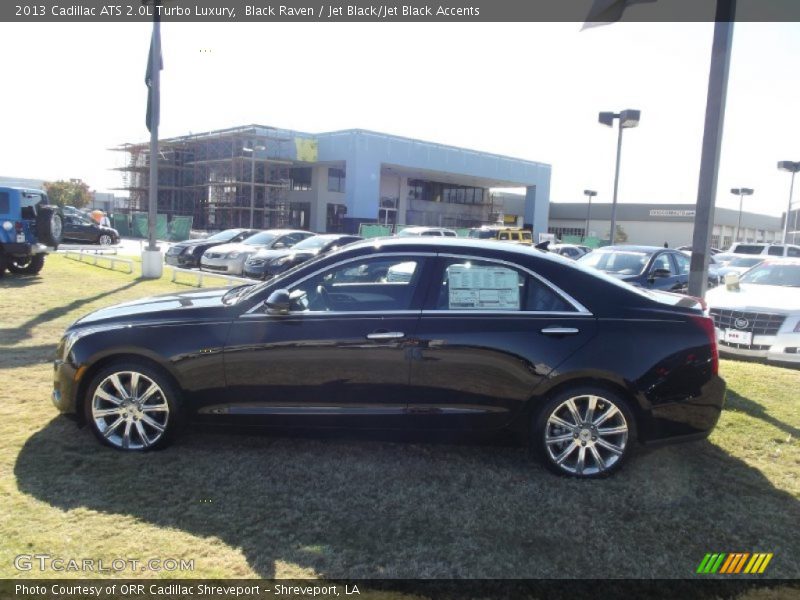 Black Raven / Jet Black/Jet Black Accents 2013 Cadillac ATS 2.0L Turbo Luxury