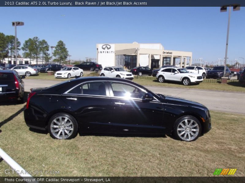 Black Raven / Jet Black/Jet Black Accents 2013 Cadillac ATS 2.0L Turbo Luxury