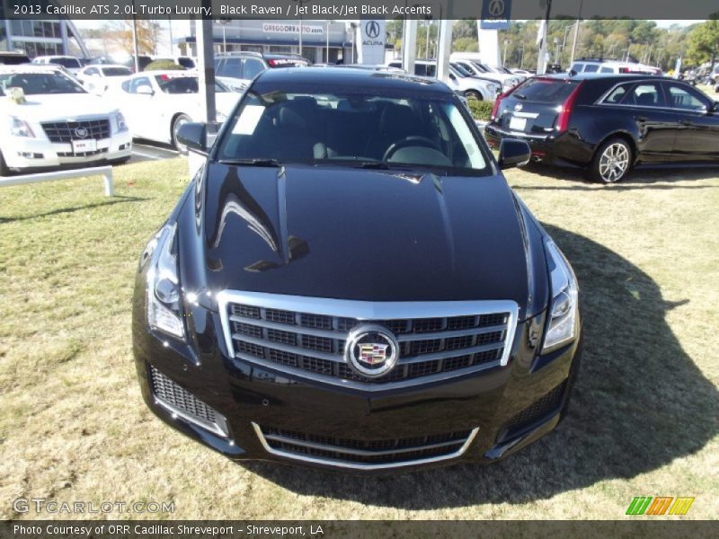 Black Raven / Jet Black/Jet Black Accents 2013 Cadillac ATS 2.0L Turbo Luxury