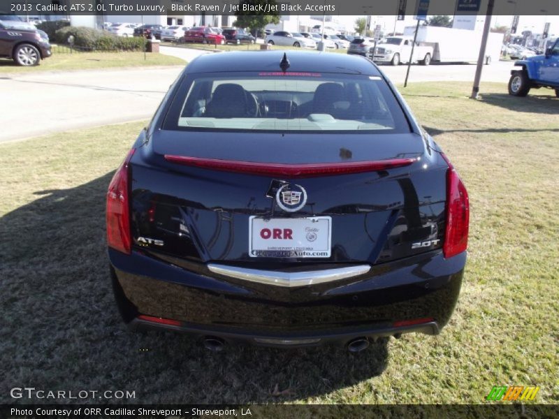 Black Raven / Jet Black/Jet Black Accents 2013 Cadillac ATS 2.0L Turbo Luxury