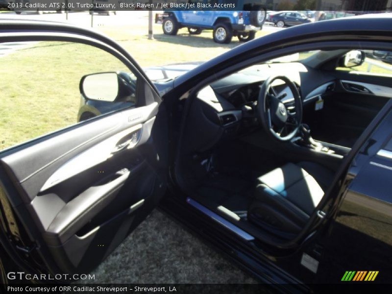 Black Raven / Jet Black/Jet Black Accents 2013 Cadillac ATS 2.0L Turbo Luxury