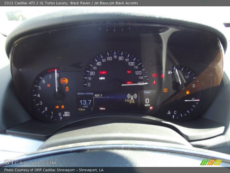 Black Raven / Jet Black/Jet Black Accents 2013 Cadillac ATS 2.0L Turbo Luxury