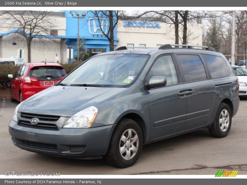 Olive Gray / Beige 2006 Kia Sedona LX