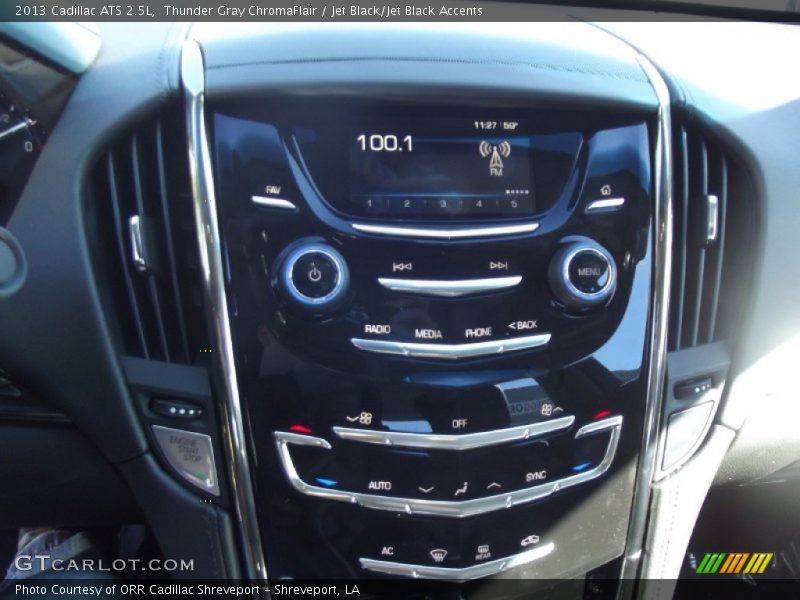 Thunder Gray ChromaFlair / Jet Black/Jet Black Accents 2013 Cadillac ATS 2.5L