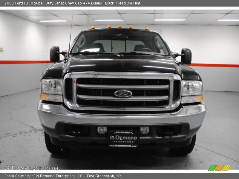 Black / Medium Flint 2003 Ford F350 Super Duty Lariat Crew Cab 4x4 Dually