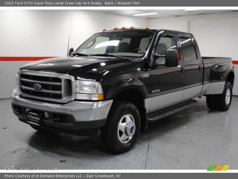 Black / Medium Flint 2003 Ford F350 Super Duty Lariat Crew Cab 4x4 Dually