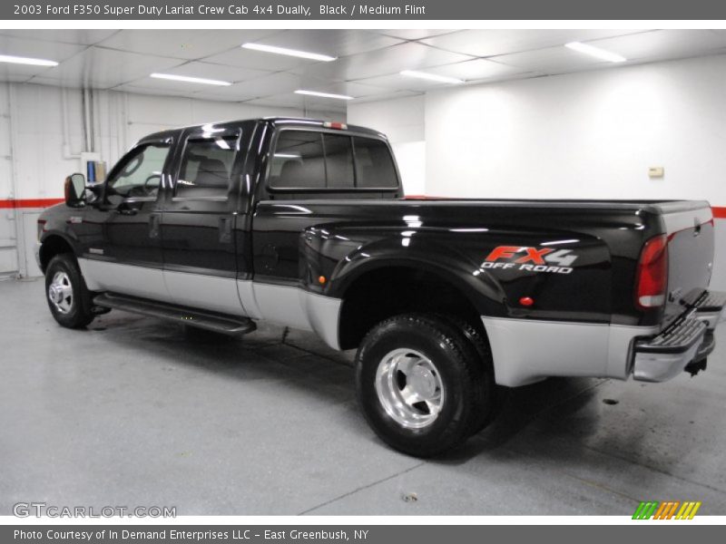 Black / Medium Flint 2003 Ford F350 Super Duty Lariat Crew Cab 4x4 Dually