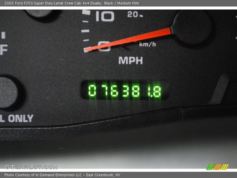 Black / Medium Flint 2003 Ford F350 Super Duty Lariat Crew Cab 4x4 Dually