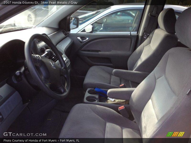 Silver Pearl Metallic / Gray 2007 Honda Odyssey EX
