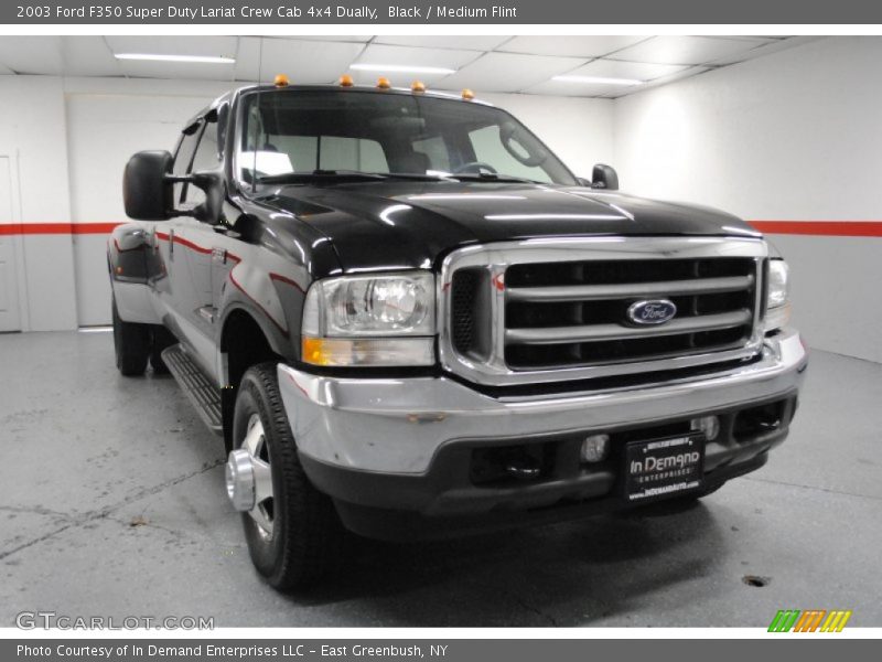 Black / Medium Flint 2003 Ford F350 Super Duty Lariat Crew Cab 4x4 Dually