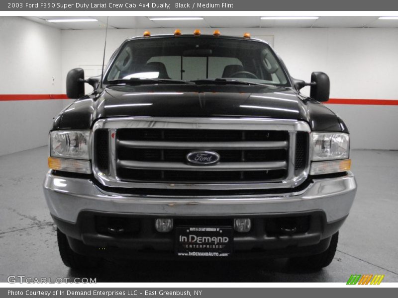 Black / Medium Flint 2003 Ford F350 Super Duty Lariat Crew Cab 4x4 Dually