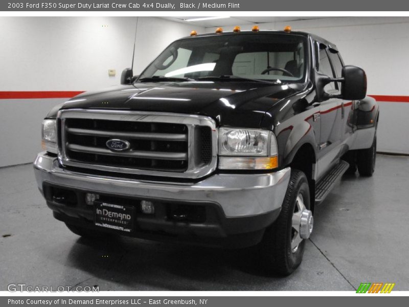 Black / Medium Flint 2003 Ford F350 Super Duty Lariat Crew Cab 4x4 Dually