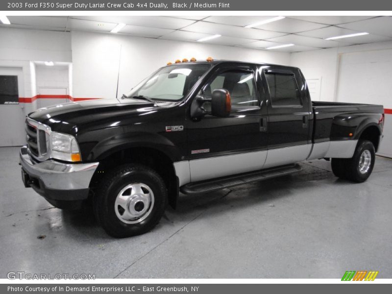 Black / Medium Flint 2003 Ford F350 Super Duty Lariat Crew Cab 4x4 Dually