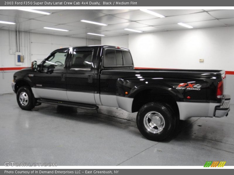 Black / Medium Flint 2003 Ford F350 Super Duty Lariat Crew Cab 4x4 Dually