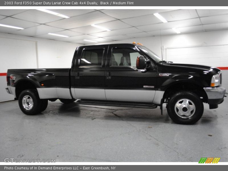 Black / Medium Flint 2003 Ford F350 Super Duty Lariat Crew Cab 4x4 Dually