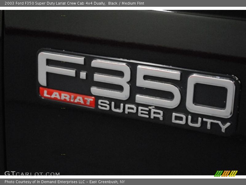 Black / Medium Flint 2003 Ford F350 Super Duty Lariat Crew Cab 4x4 Dually