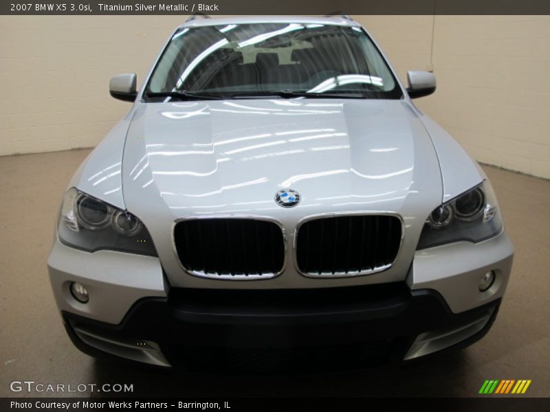 Titanium Silver Metallic / Black 2007 BMW X5 3.0si