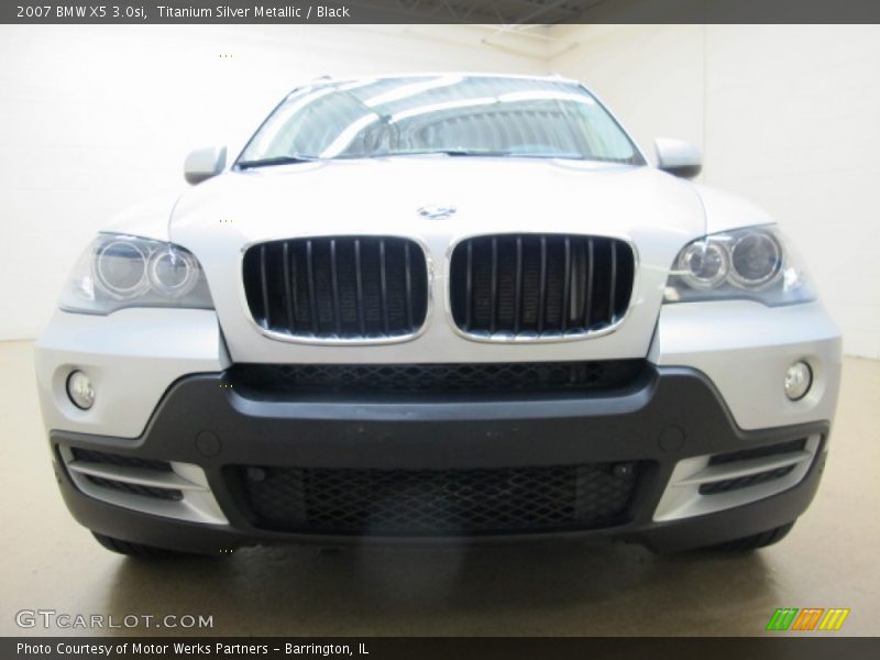 Titanium Silver Metallic / Black 2007 BMW X5 3.0si